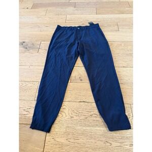 PRIMO Primo Jogger Navy 36 Regular Pants Zip Ankle Golf Athletic